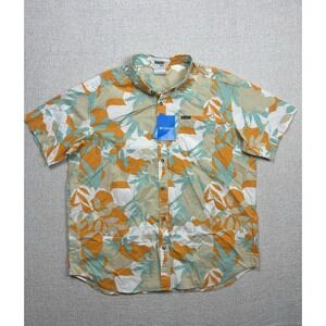 Columbia Mens Short Sleeve Shirt Size XL